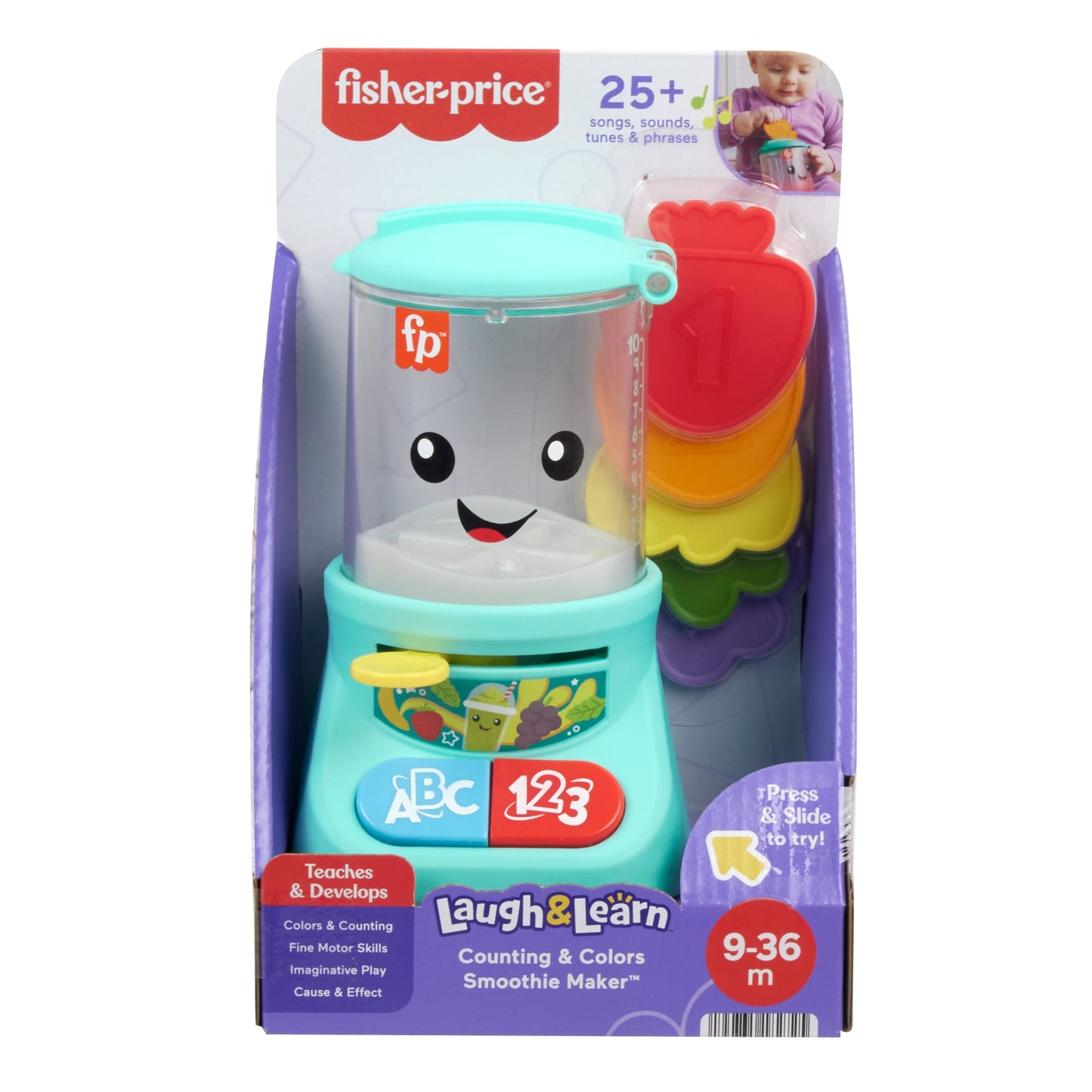 Fisher-Price Rires et ¨¦veil M¨¦langeur ¨¤ Boissons Chiffres et Couleurs