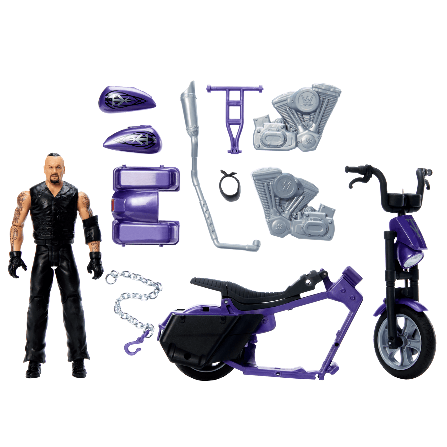 Wwe Wrekkin¡¯ V¨¦hicule et Fig. Boneyard Slamcycle et Undertaker