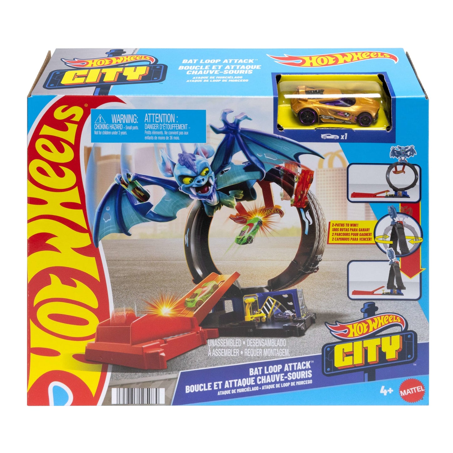Hot Wheels City Pista de Juguete Ataque de Murci¨¦lago
