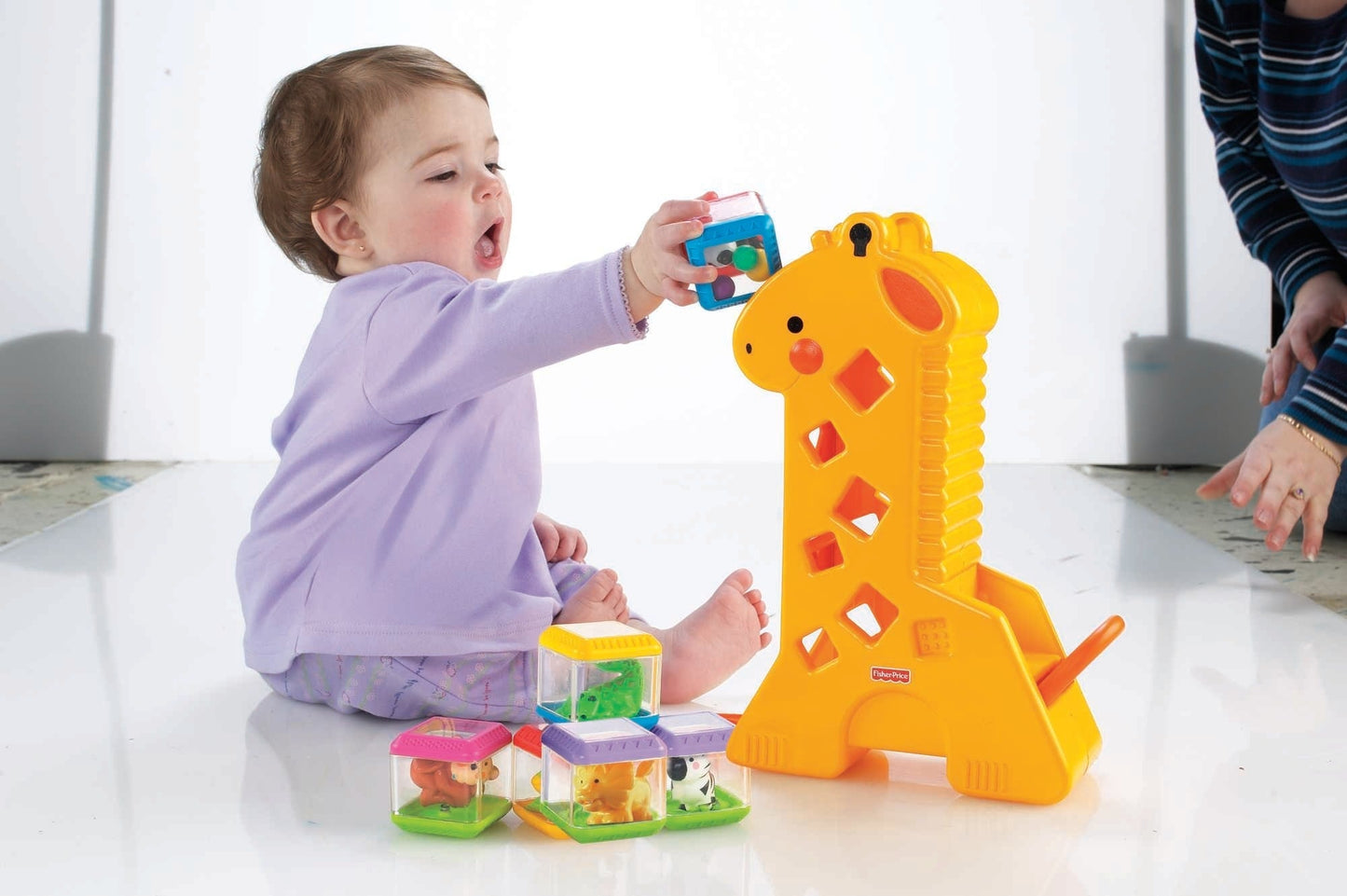 Fisher-Price Juguete para Beb¨¦s Jirafa Bloques Divertidos