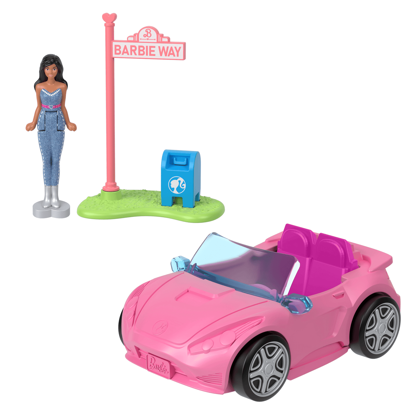 Barbie Mini BarbieLand Veh¨ªculo para Mu?ecas Convertible Rosa
