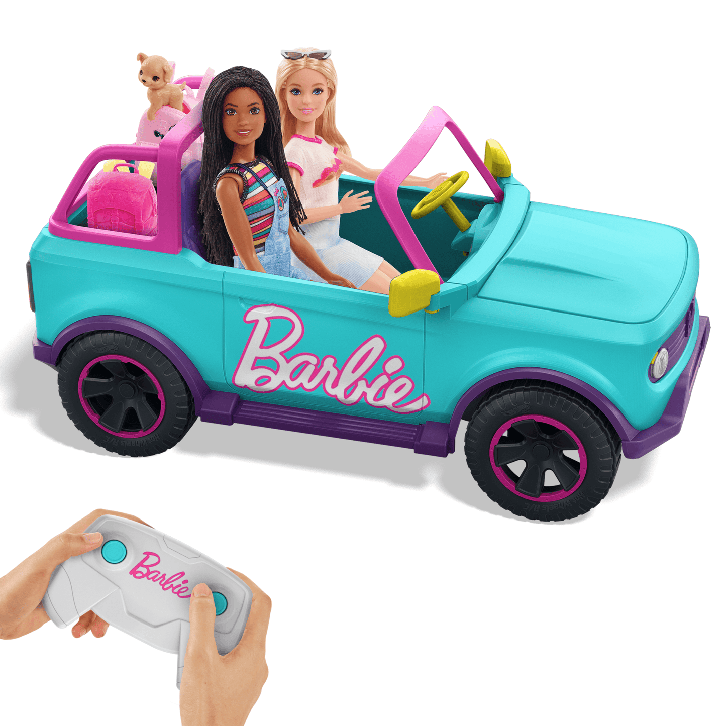 Hot Wheels  Barbie  V¨¦hicule T¨¦l¨¦guid¨¦  Vus et Autocollants