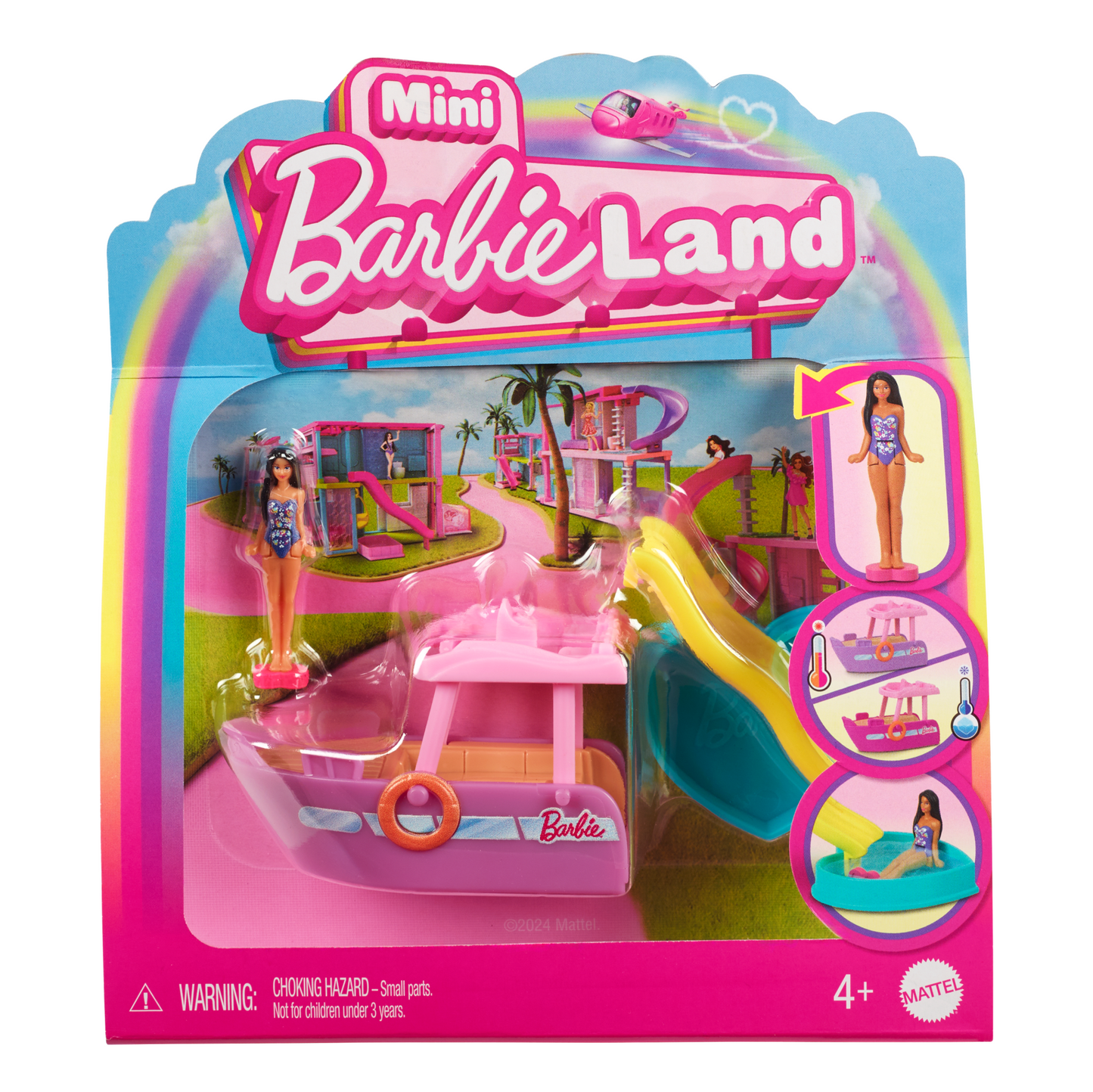 Barbie-Bateau de R¨ºve Mini-Barbieland-Coffret Bateau et Poup¨¦e