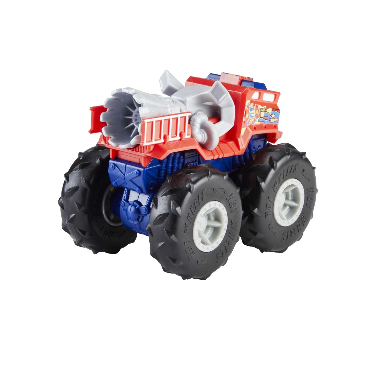 Hot Wheels Monster Trucks Veh¨ªculo de Juguete 1:43 Llantas Todo Terreno 5 Alarm