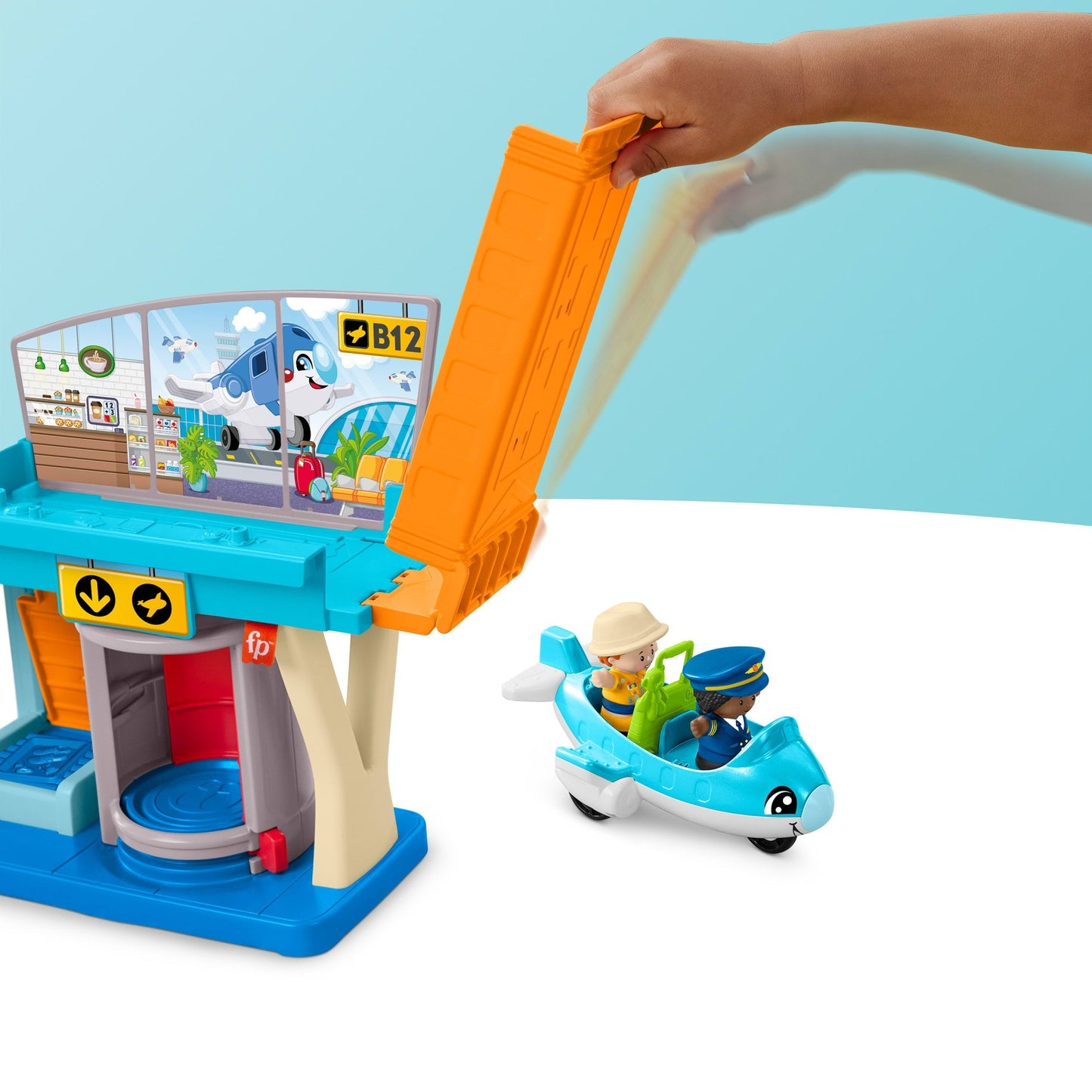 Little People Brinquedo para Beb¨ºs Aventuras no Aeroporto