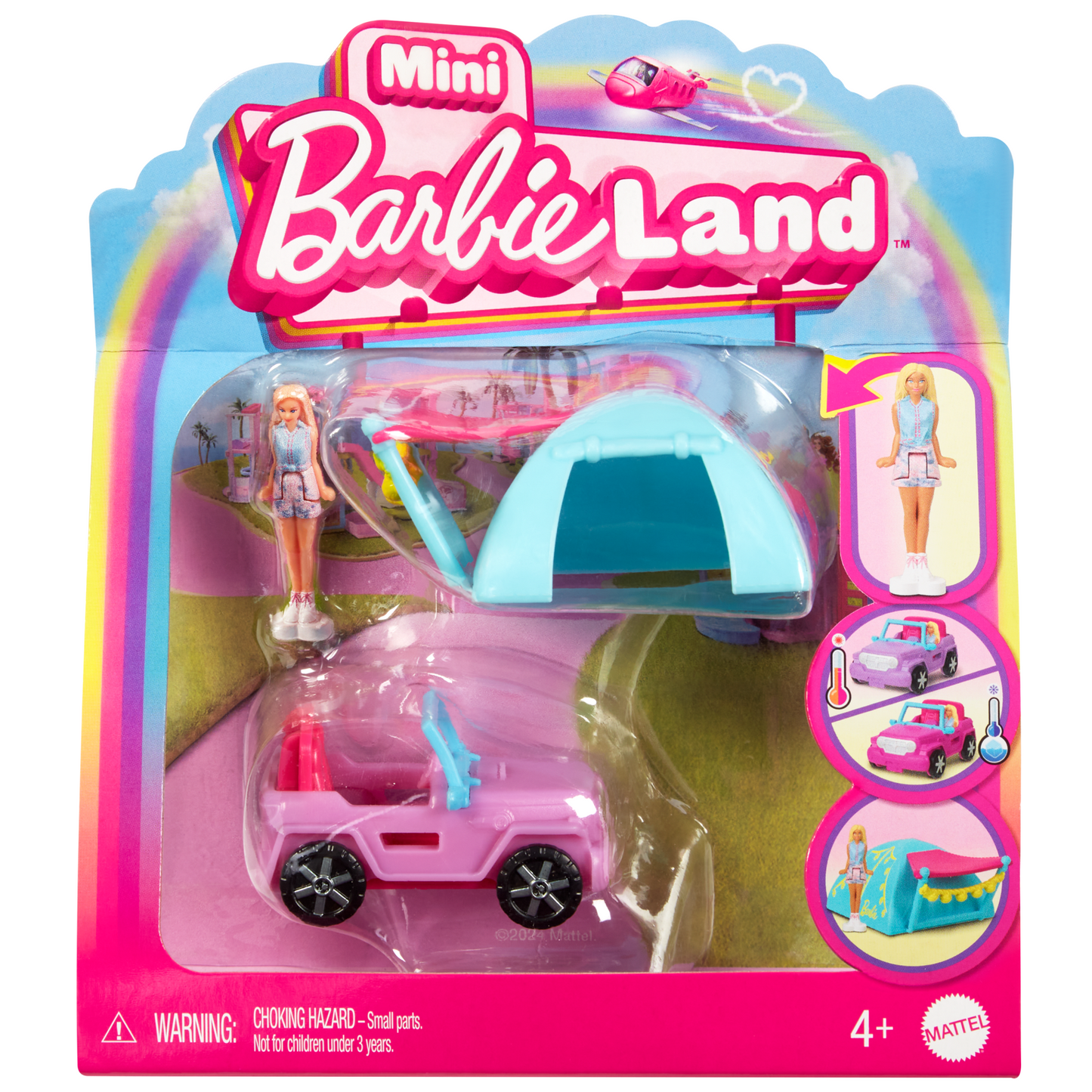 Barbie-V¨¦hicule Tout-Terrain Mini-Barbieland-Coffret Avec Poup¨¦e