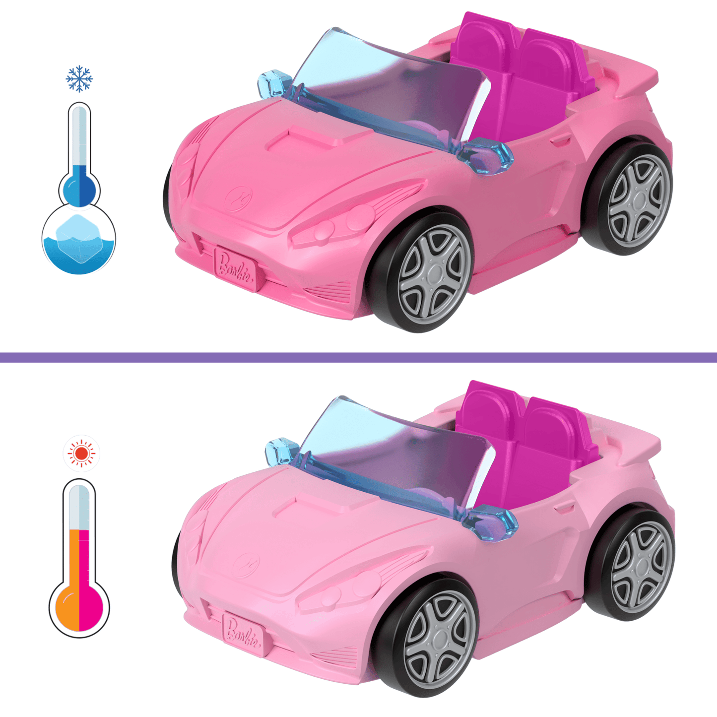 Barbie Mini BarbieLand Veh¨ªculo para Mu?ecas Convertible Rosa