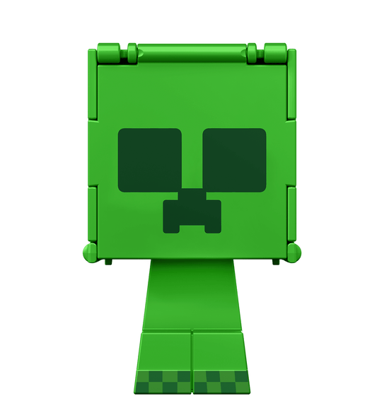 Minecraft Vanilla Figura de Acci¨®n Flippin' de 3.75 Creeper + Creeper Cargado