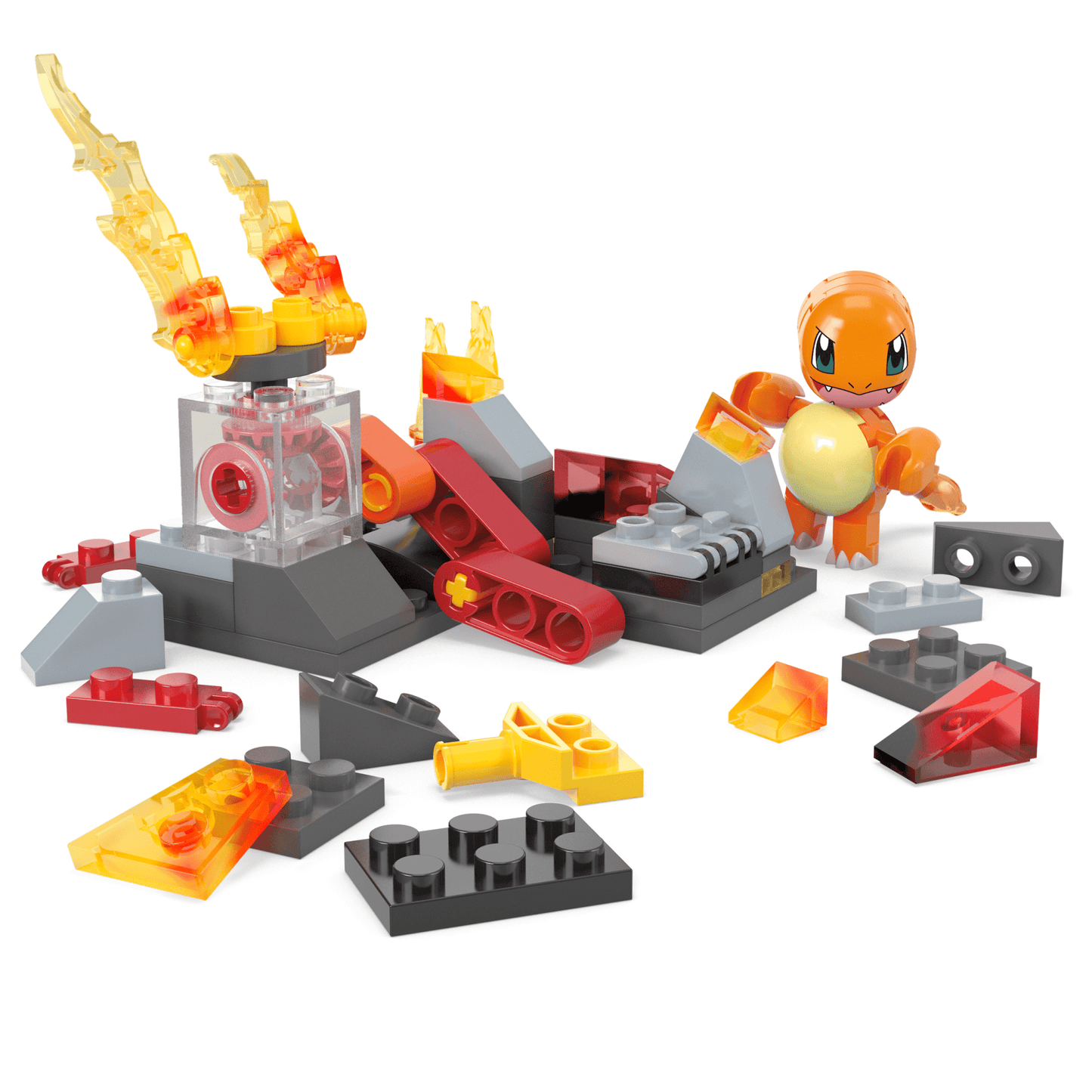 Mega Pok¨¦mon Figurine Articul¨¦e Danse Flammes de Salam¨¨che (81 Pces)