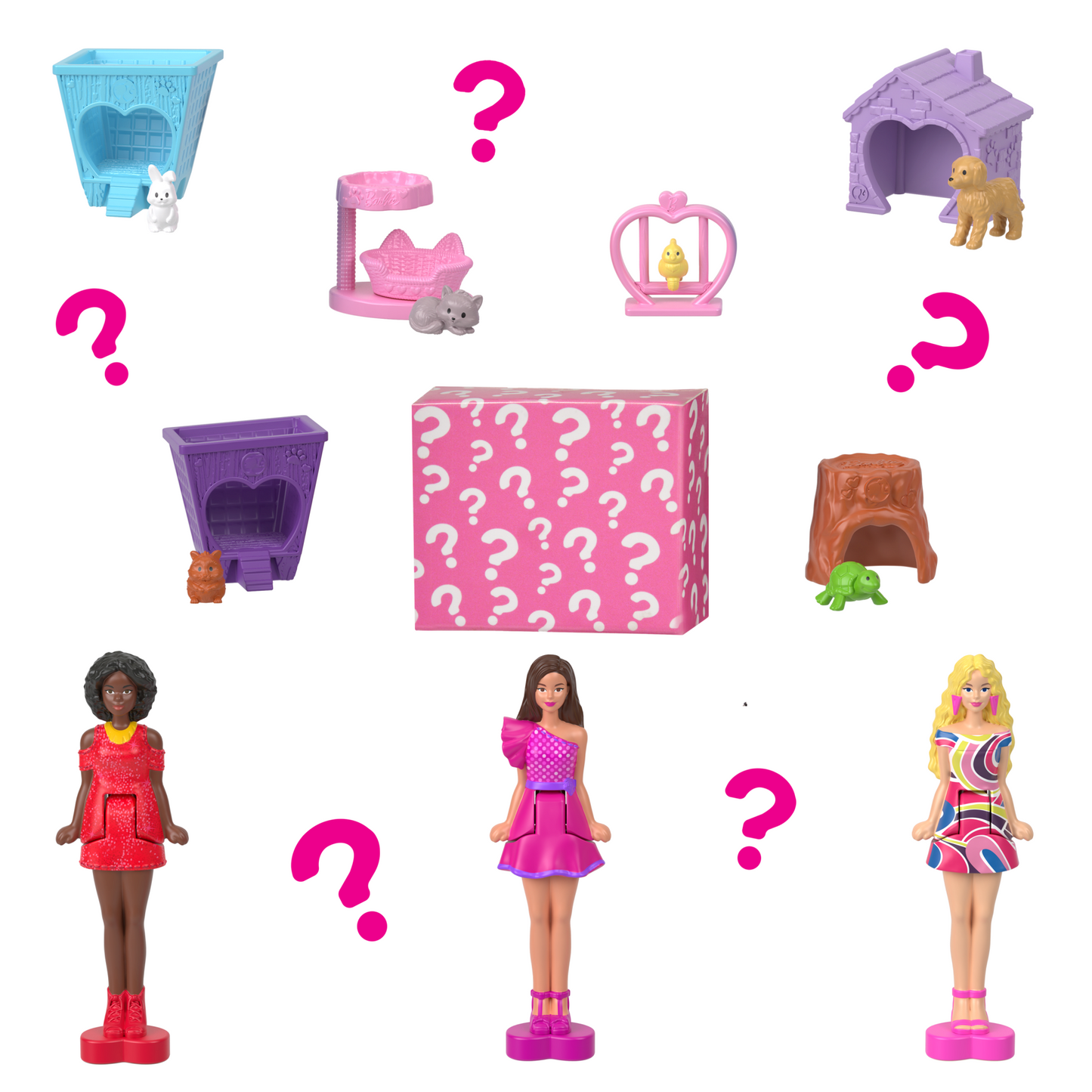 Barbie Mini BarbieLand Casa de Mu?ecas Azul y Amarilla