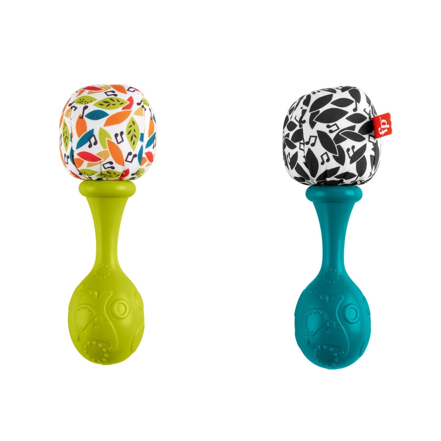 Fisher-Price Rattle ¡®n Rock Maracas Set Of 2 Baby Rattles, Newborn Toys, Neutral Colors
