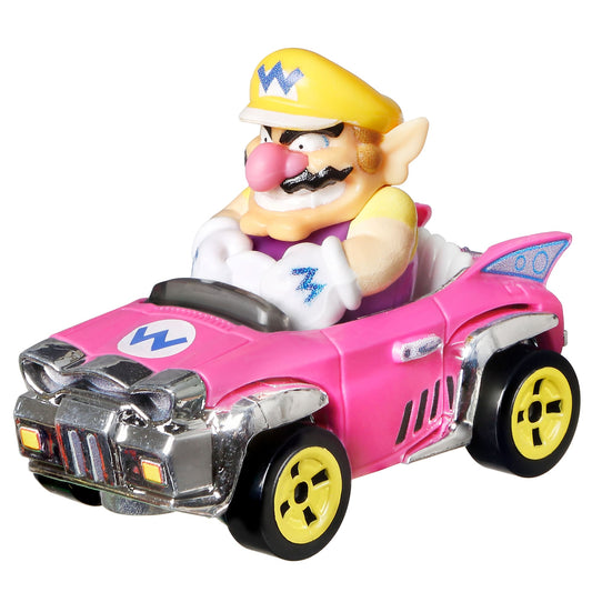 Hot Wheels Mario Kart Ve¨ªculo de Brinquedo Wario Badwagon