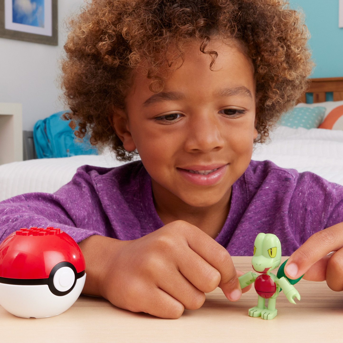 MEGA Pok¨¦mon Treecko Building Toy Kit, Poseable Action Figure (22 Pieces) For Kids
