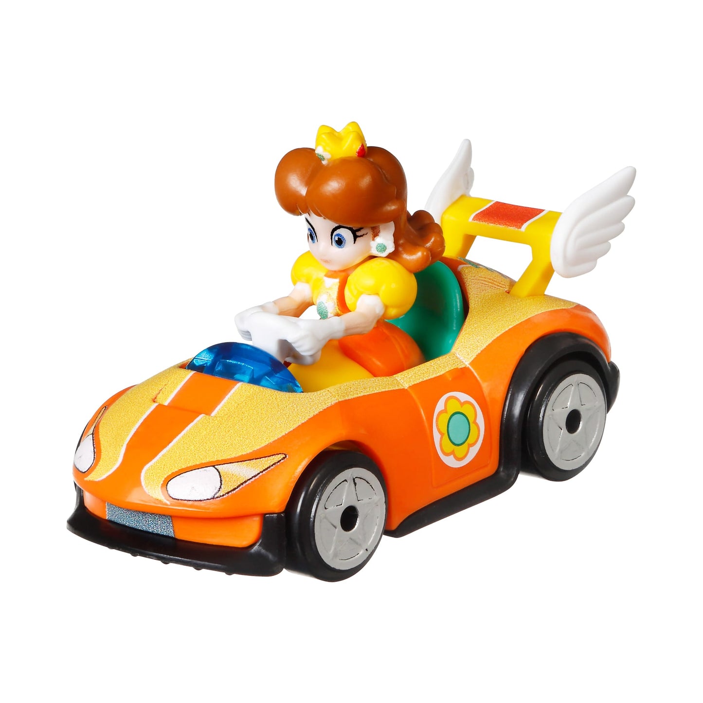 Hot Wheels Mario Kart Ve¨ªculo de Brinquedo Princesa Margarida Asa Selvagem