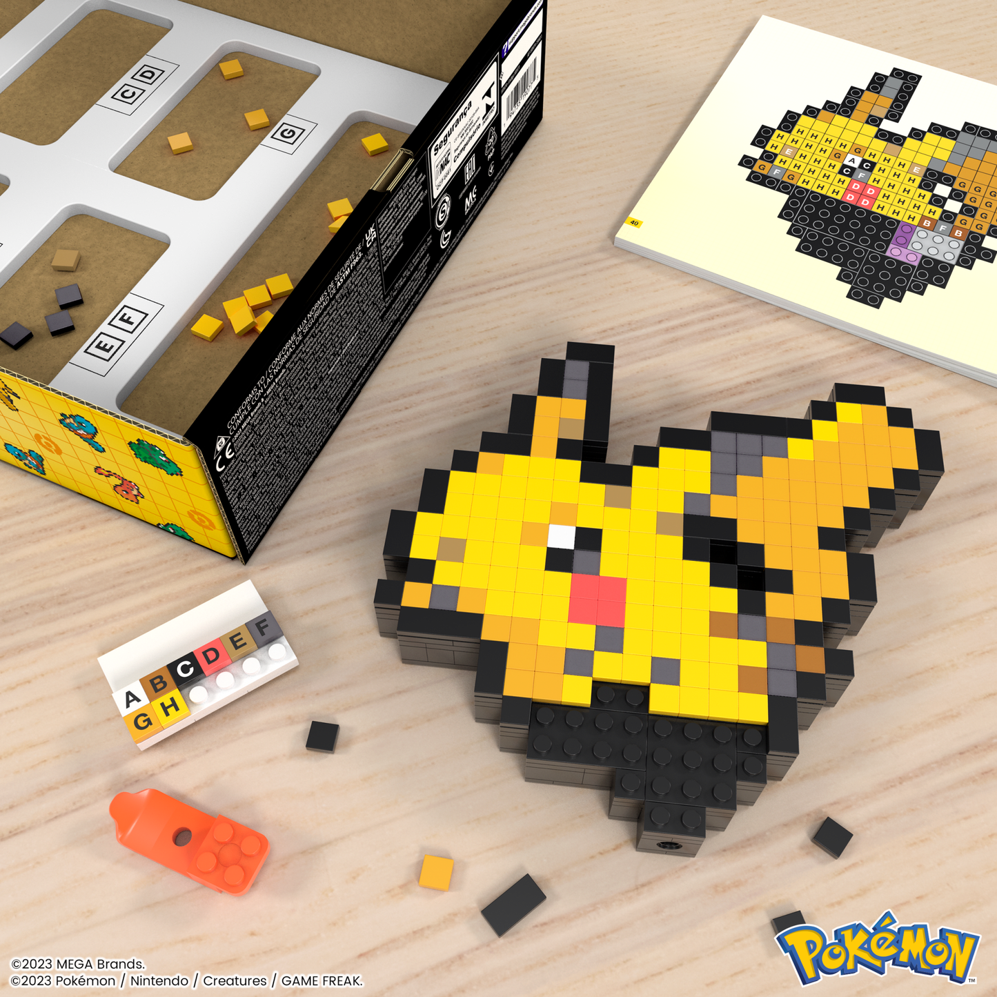 MEGA Pok¨¦mon Jogo de Constru??o Pikach¨² Pixel