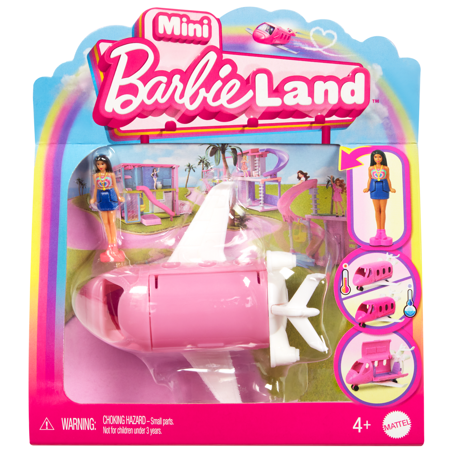 Barbie-Avion de R¨ºve Mini-Barbieland-Coffret Avec Avion et Poup¨¦e