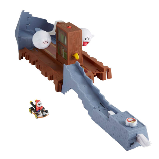 Hot Wheels Mario Kart Pista de Juguete Boo Librer¨ªa Embrujada