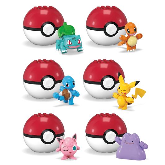 MEGA Pok¨¦mon Pok¨¦ Ball Building Toy Kits With Action Figure For Kids