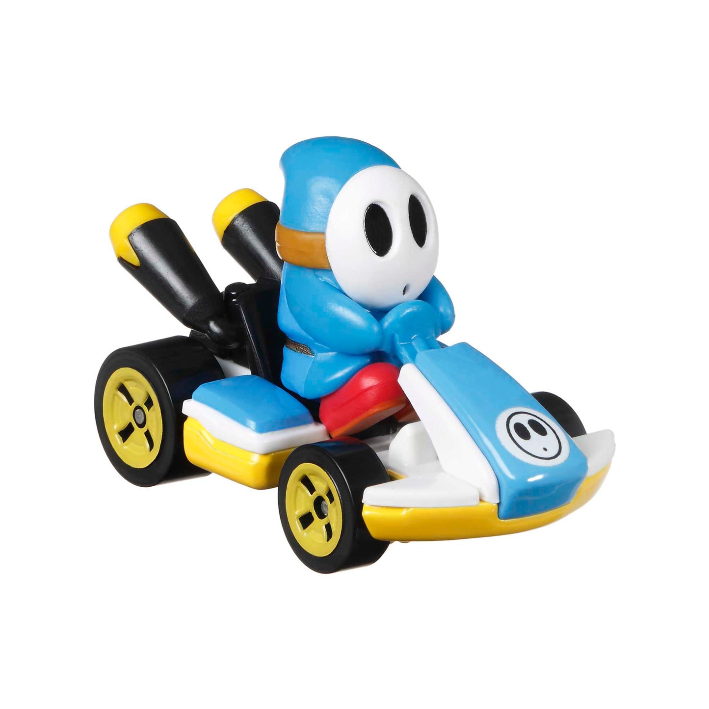 Hot Wheels Mario Kart Ve¨ªculo de Brinquedo Kart Padr?o Shy Guy Azul Claro