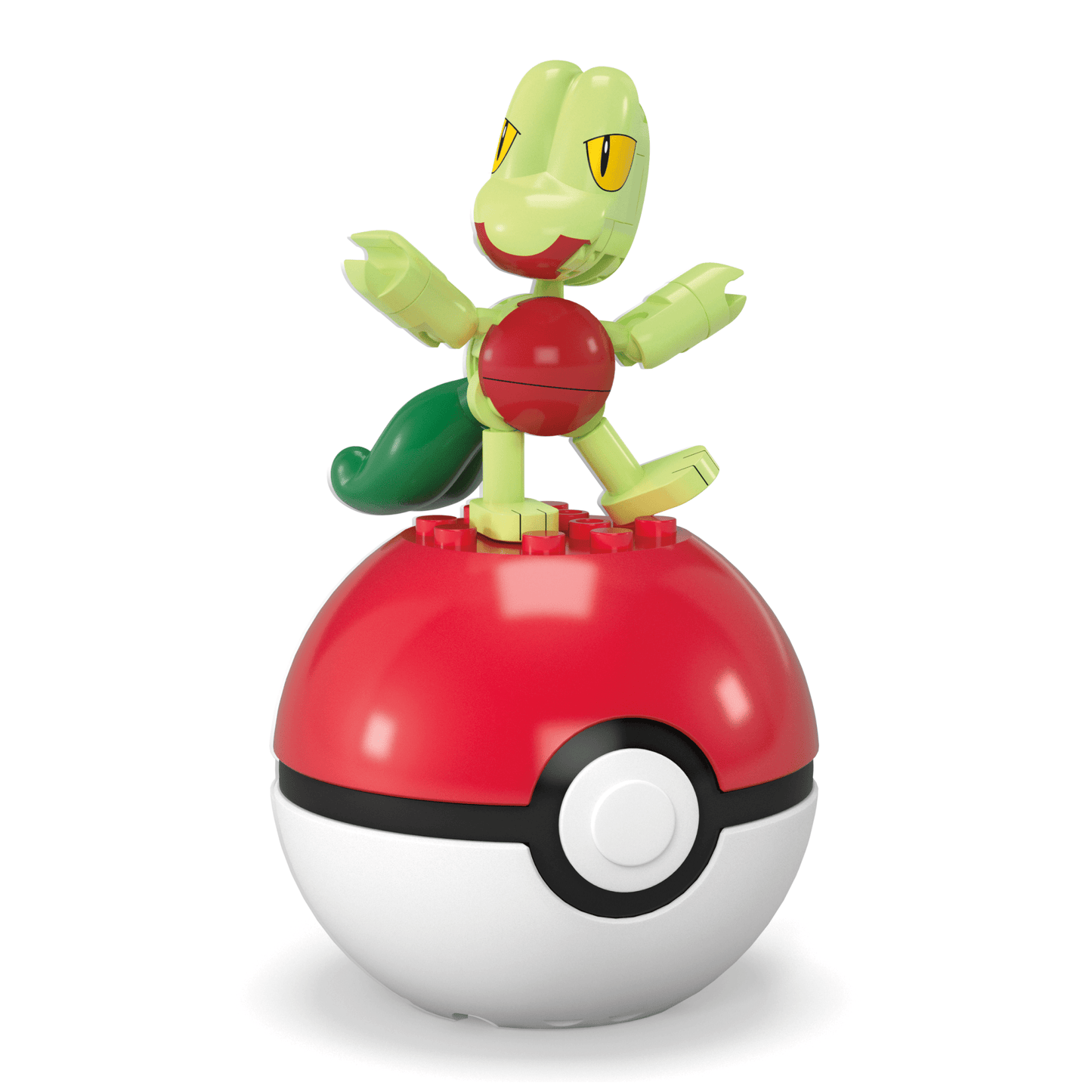 MEGA Pok¨¦mon Treecko Building Toy Kit, Poseable Action Figure (22 Pieces) For Kids