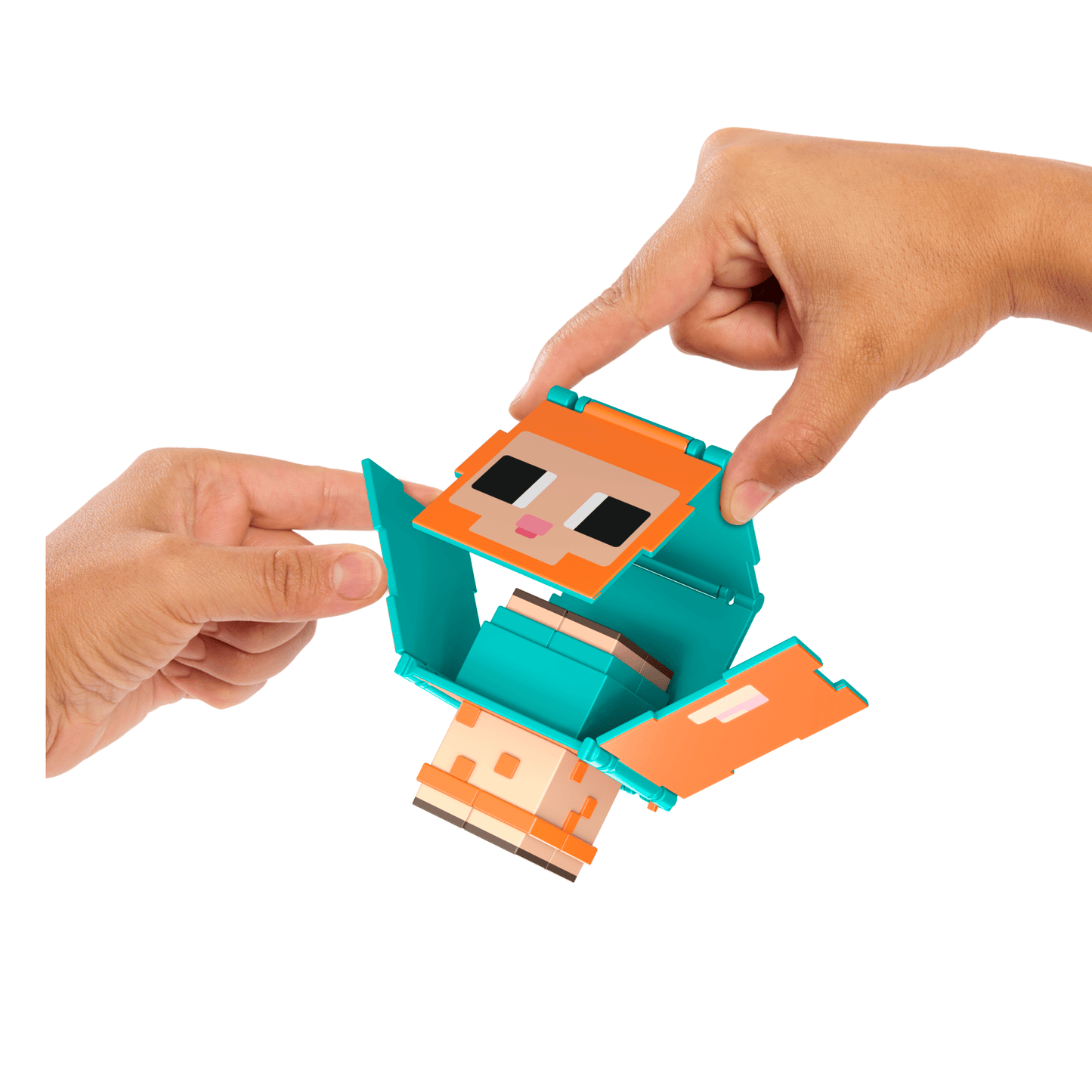 Minecraft Flippin¡¯ Figs Sheep & Chicken Figures 2-Pack, 2-In-1 Fidget Play & Pixelated Design