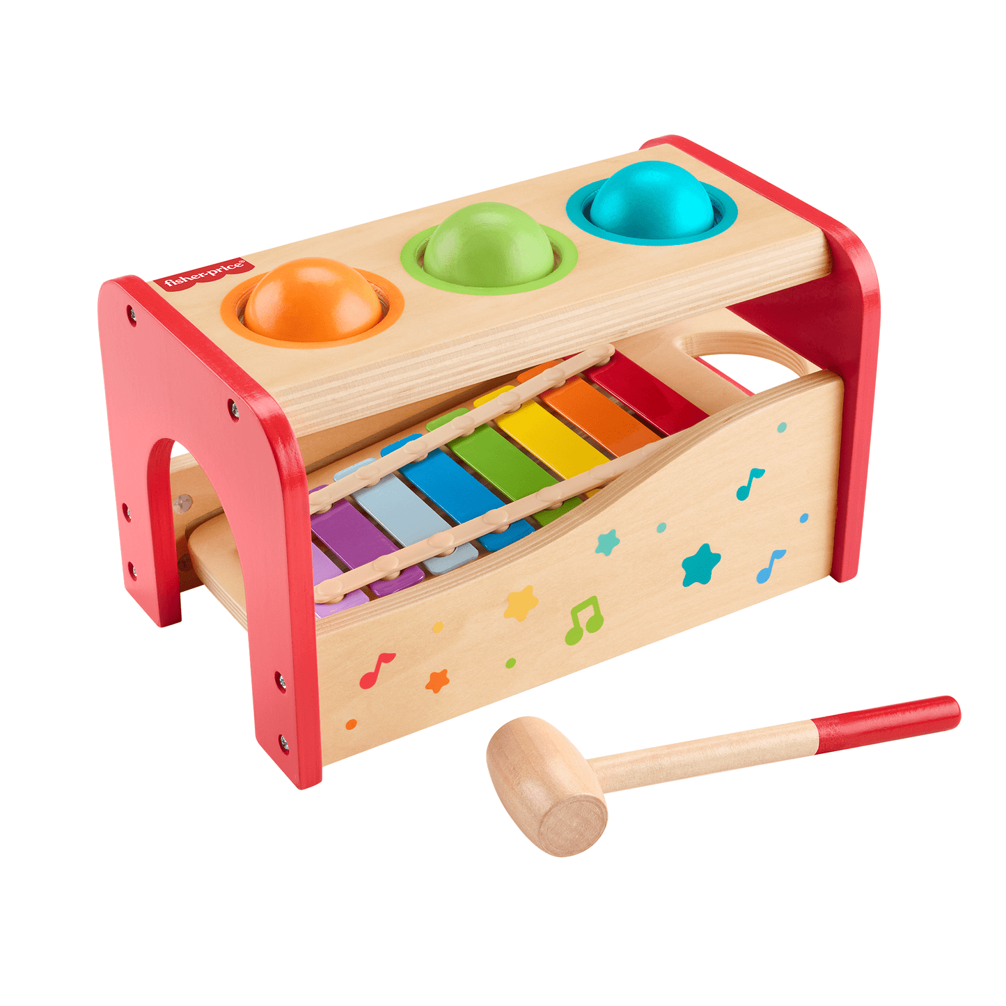 Fisher-Price? Xylophone Bim Bam, Instrument de Musique, 6 ¨¦l¨¦ments