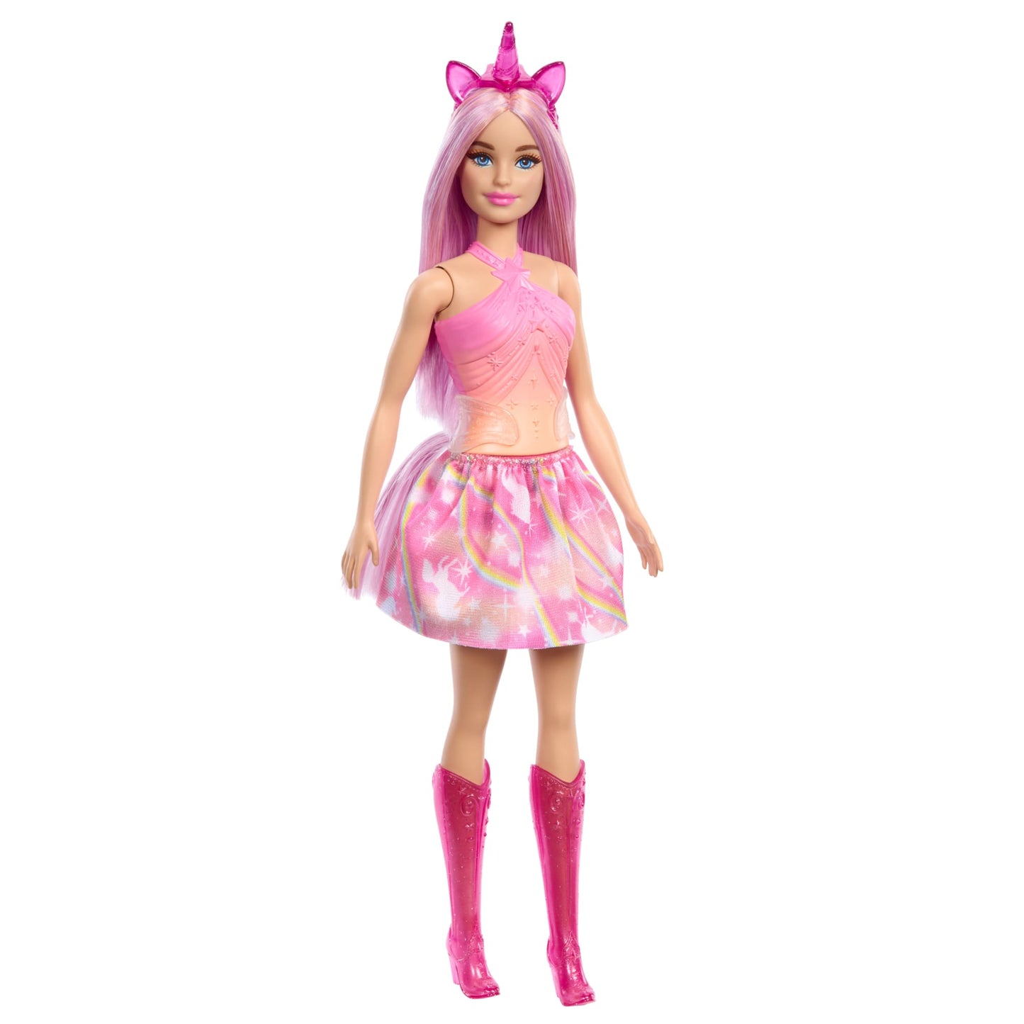 Barbie Fantas¨ªa Mu?eca Unicornio Falda de Ensue?o Rosa