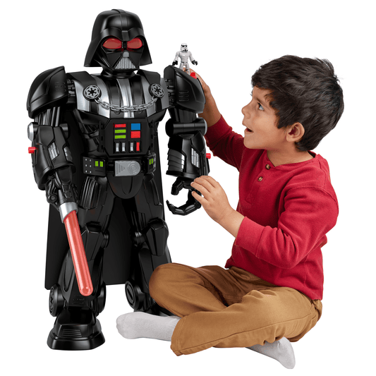 Imaginext Star Wars Robot Dark Vador, 60+ Cm, Cl¨¦ Stormtrooper