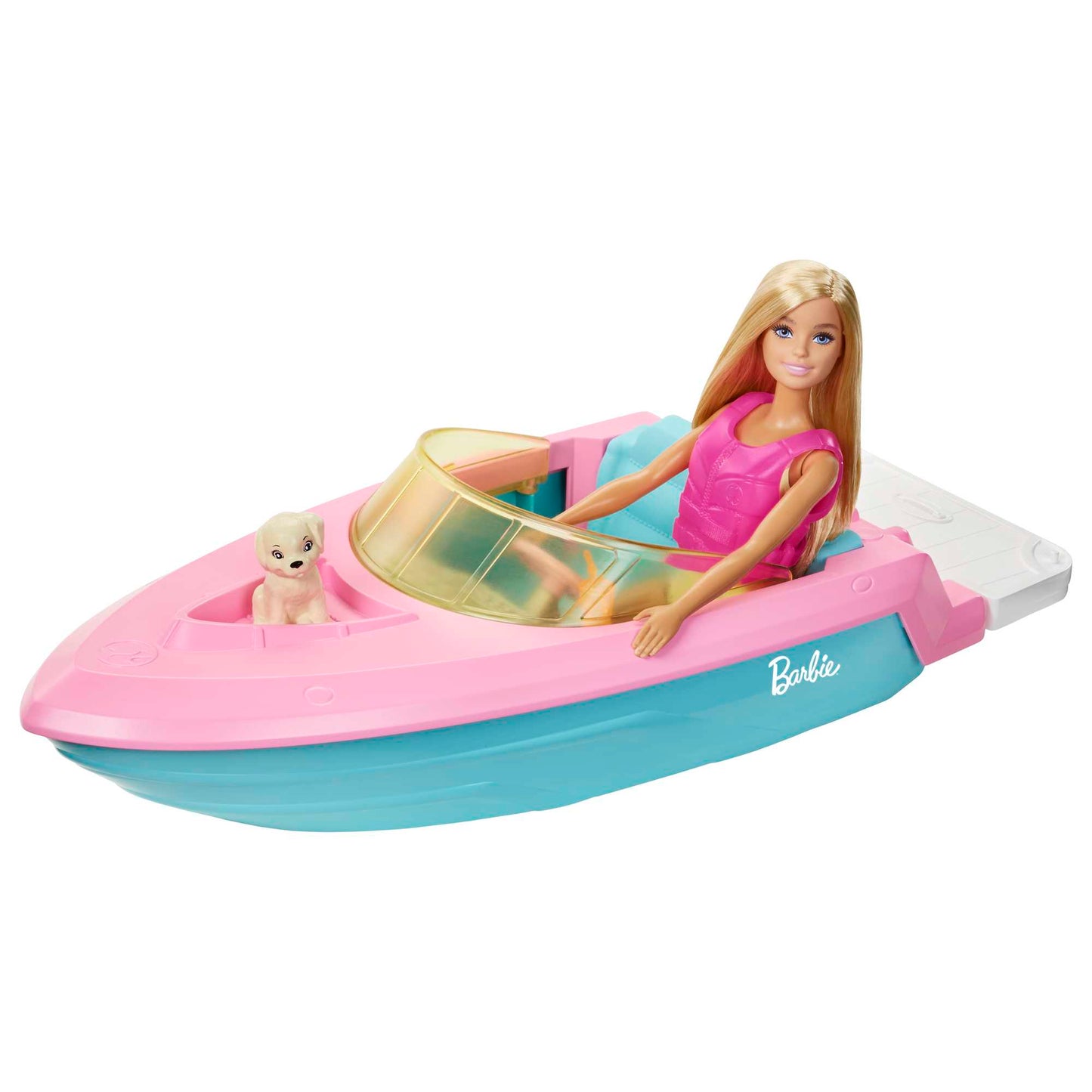 Barbie Set de Juego Bote acu¨¢tico con Mu?eca