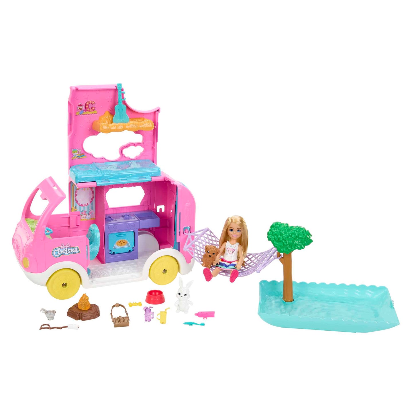 Barbie Veh¨ªculo de Juguete Chelsea Nuevo Camper