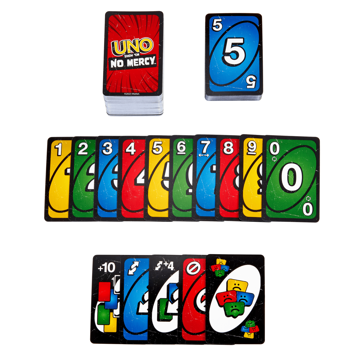 Uno Show ¡®Em No Mercy  Jeu de Cartes Pour enfants et Adultes
