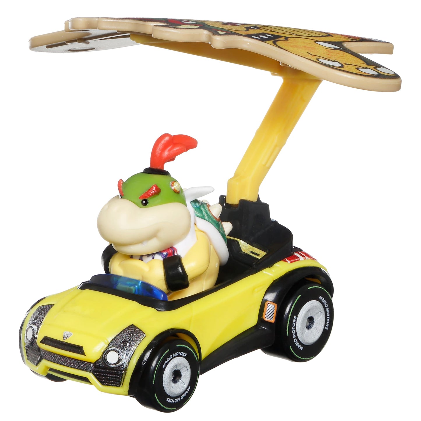 Hot Wheels Mario Kart Veh¨ªculo de Juguete Bowser Jr Sports Coupe con Bowser Kite