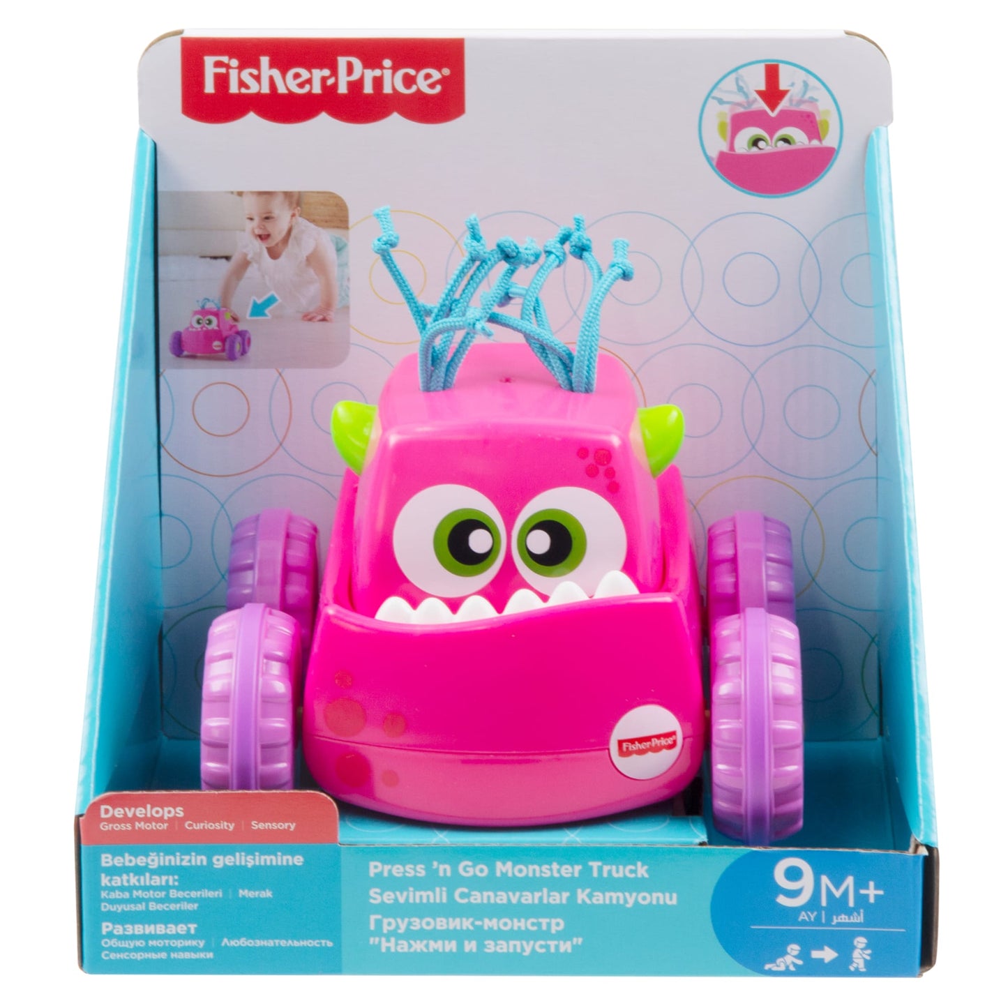 Fisher-Price Ve¨ªculo de Brinquedo Monstro Verde